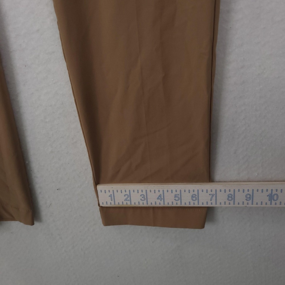 J.Lindeberg Golf Pants Mens 33x32 Beige Stretch Slim Performance Chino GMPA08535 - Picture 10 of 14